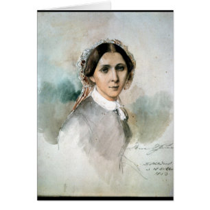 Portrait of Clara Schumann  1853