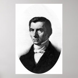 Portrait of Classical Liberal Frederic Bastiat Poster