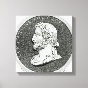 Portrait of Constantine the Great Canvas Print