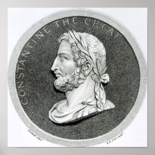 Portrait of Constantine the Great Poster