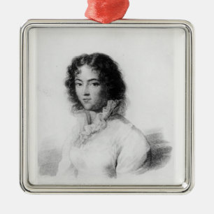 Portrait of Constanze Mozart  1828 Metal Tree Decoration