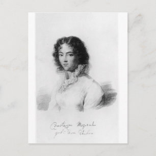 Portrait of Constanze Mozart 1828 Postcard