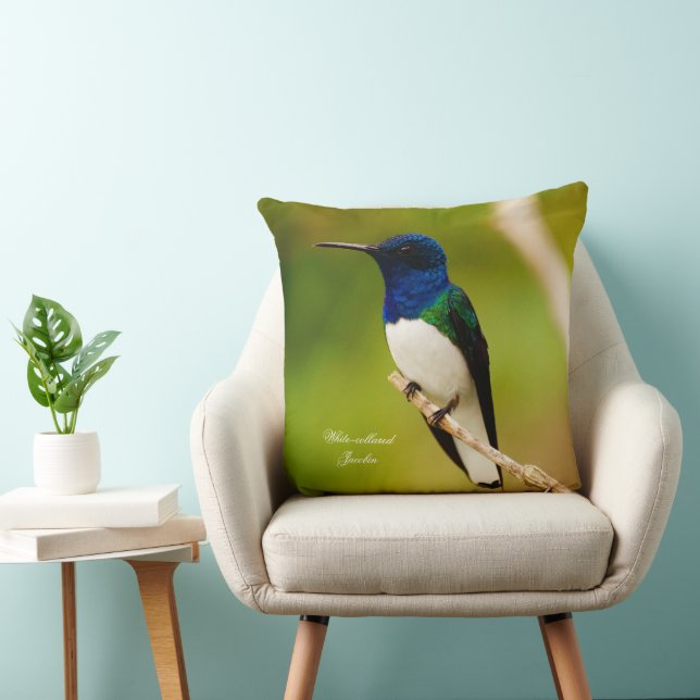 Portrait of Contemplation Throw Pillow (Chair)
