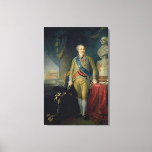 Portrait of Count Alexander Kurakin , 1802 Canvas Print