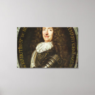 Portrait of Count Roger Bussy de Rabutin Canvas Print