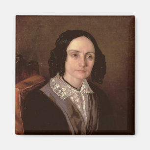 Portrait of Countess Maria Volkonskaja 1848 Magnet