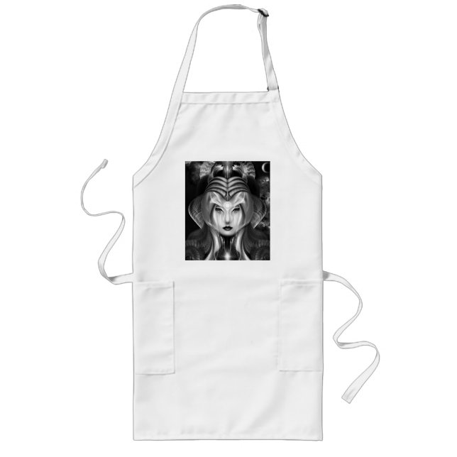 Portrait Of Cyiria Midnight Bright Long Apron (Front)