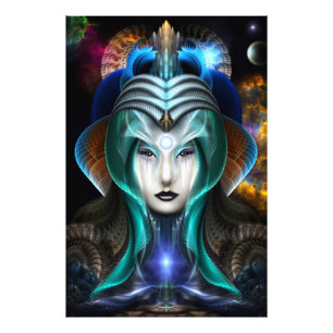 Portrait Of Cyiria Photo Enlargement Print