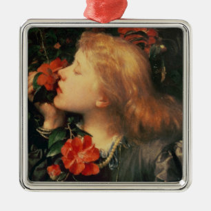 Portrait of Dame Ellen Terry c.1864 Metal Tree Decoration