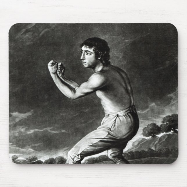 Portrait of Daniel Mendoza Mouse Pad (Front)