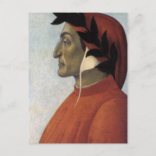 Portrait of Dante Postcard