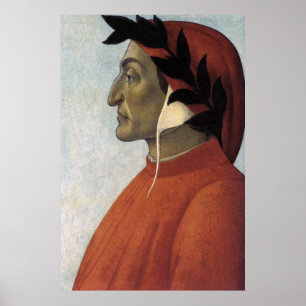 Portrait of Dante Poster