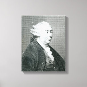 Portrait of David Hume Canvas Print