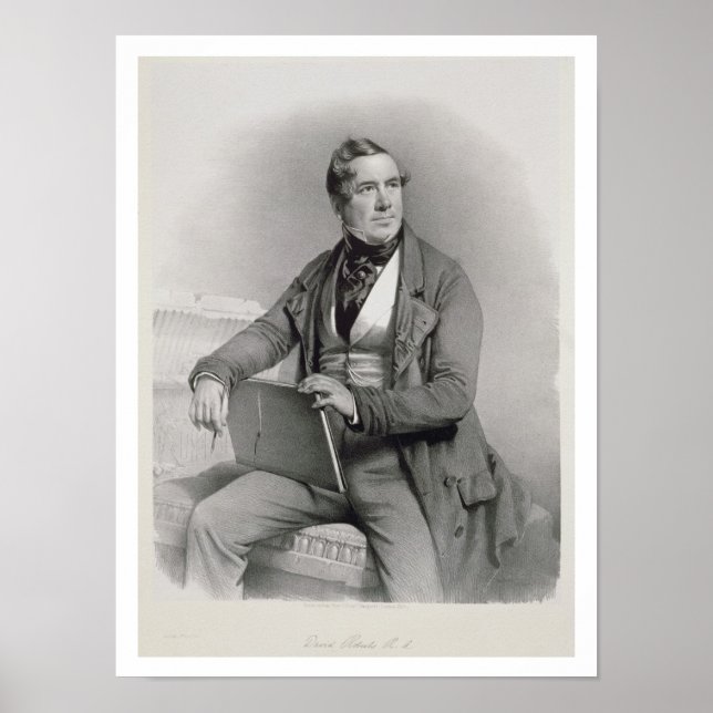 Portrait of David Roberts (1796-1864) frontispiece Poster (Front)