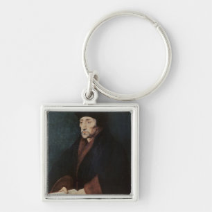 Portrait of Desiderius Erasmus of Rotterdam Key Ring