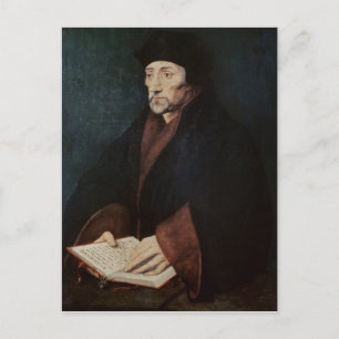 Portrait of Desiderius Erasmus  of Rotterdam Postcard