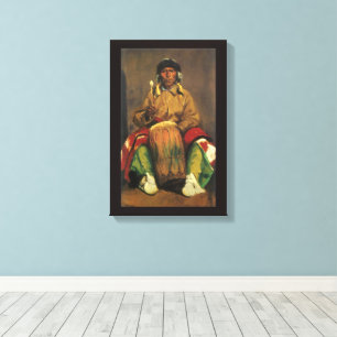 Portrait of Dieguito Roybal by Robert Henri Canvas Print