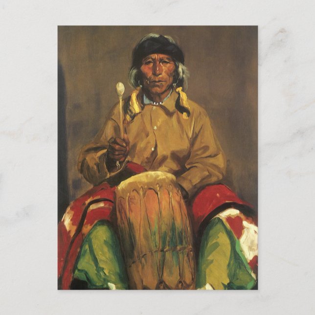 Portrait of Dieguito Roybal by Robert Henri Postcard (Front)