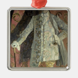 Portrait of Dmitry Smirnov Metal Tree Decoration