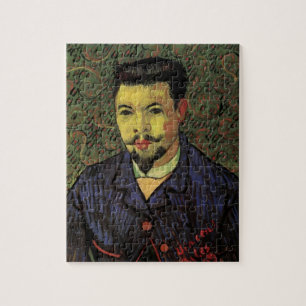Portrait of Doctor Felix Rey by Vincent van Gogh Jigsaw Puzzle