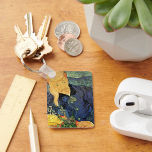 Portrait of Doctor Gachet by Vincent van Gogh Key Ring