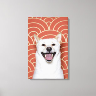 Portrait of Dog 2 Canvas Print