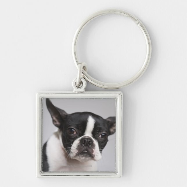 Portrait of dog key ring (Front)