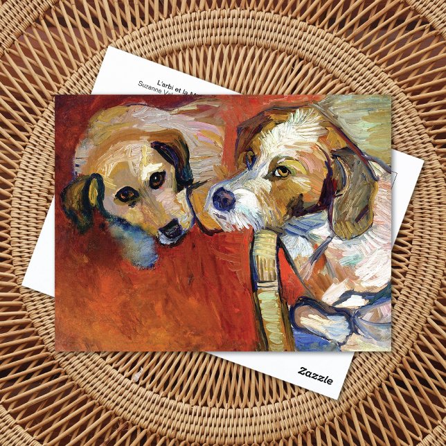 Portrait of Dogs Suzanne Valadon Postcard (Creator Uploaded)