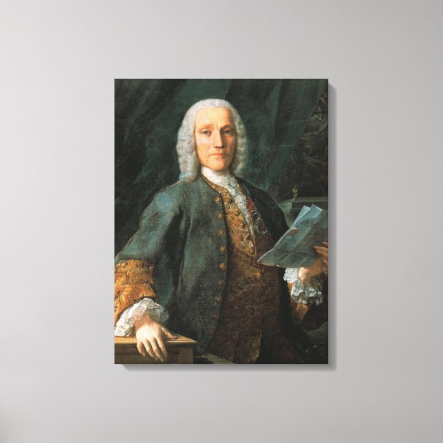 Portrait of Domenico Scarlatti Canvas Print (Front)