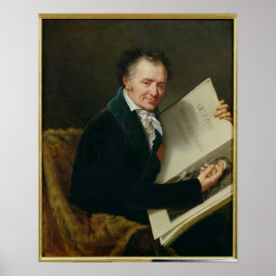 Portrait of Dominique Vivant  Baron Denon, 1808 Poster