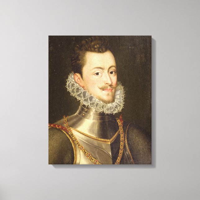 Portrait of Don John of Austria Canvas Print (Front)