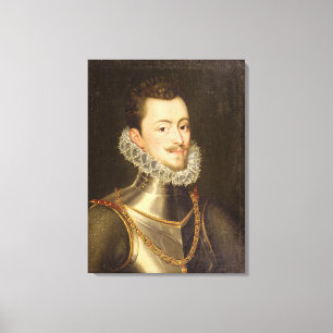 Portrait of Don John of Austria Canvas Print