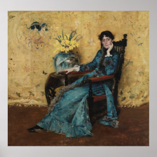 Portrait of Dora Wheeler William Merritt Chase Oil Poster