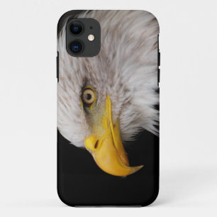Portrait of eagle iPhone 11 case