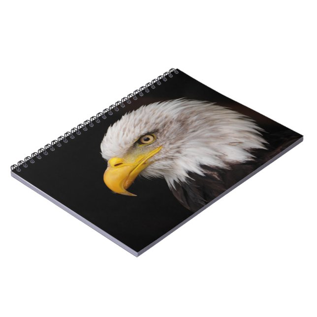 Portrait of eagle spiral notebook (Left Side)