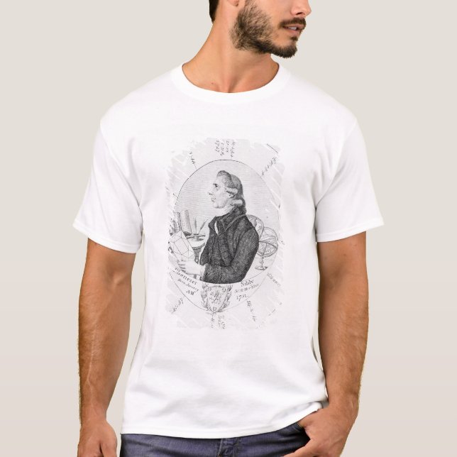 Portrait of Ebenezer Sibly surrounded T-Shirt (Front)
