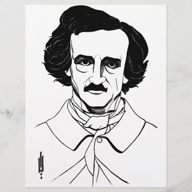 Portrait of Edgar Allan Poe (Front)