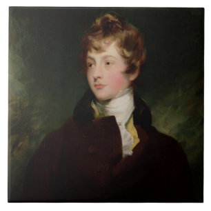 Portrait of Edward Impey (1785-1850), c.1800 (oil Tile
