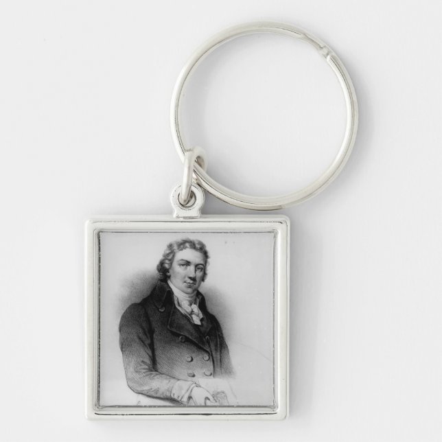Portrait of Edward Jenner Key Ring (Front)