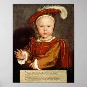 Portrait of Edward VI as a child, c.1538 Poster
