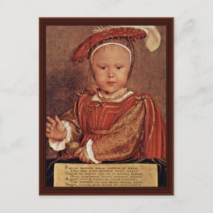Portrait Of Edward Vi. As A Child Postcard