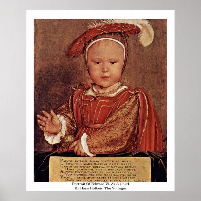 Portrait Of Edward Vi. As A Child Poster (Front)
