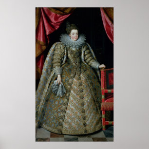 Portrait of Elisabeth of France 1615 Poster