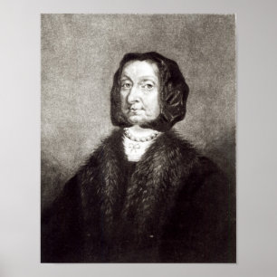 Portrait of Elizabeth Cromwell Poster
