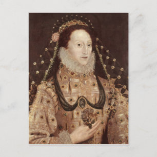 Portrait of Elizabeth I  c.1575-80 Postcard