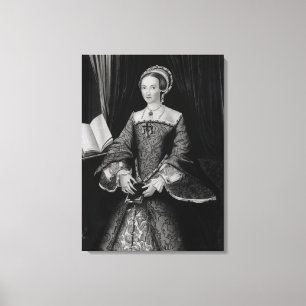 Portrait of Elizabeth I when Princess  c.1546 Canvas Print