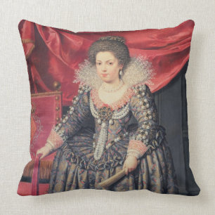 Portrait of Elizabeth of France (1602-44) daughter Cushion
