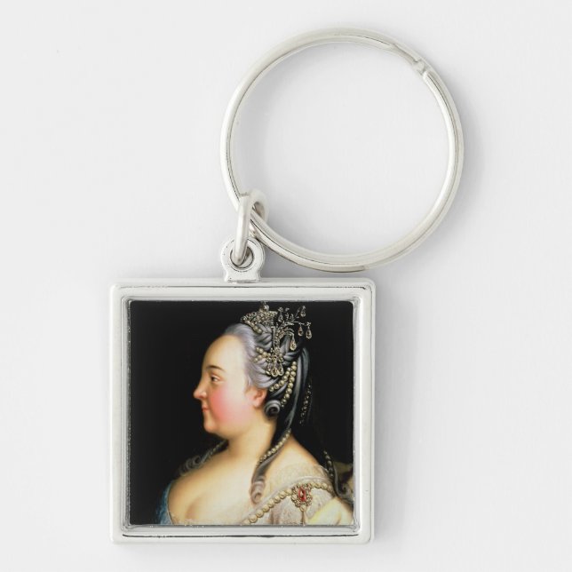 Portrait of Elizabeth Petrovna  Empress Key Ring (Front)