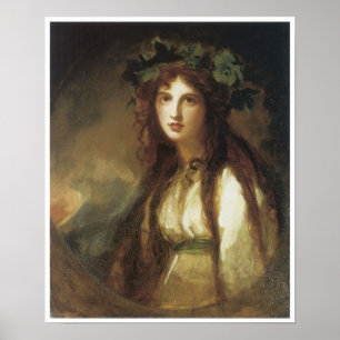 Portrait of Emma, Lady Hamilton, 1786 Poster