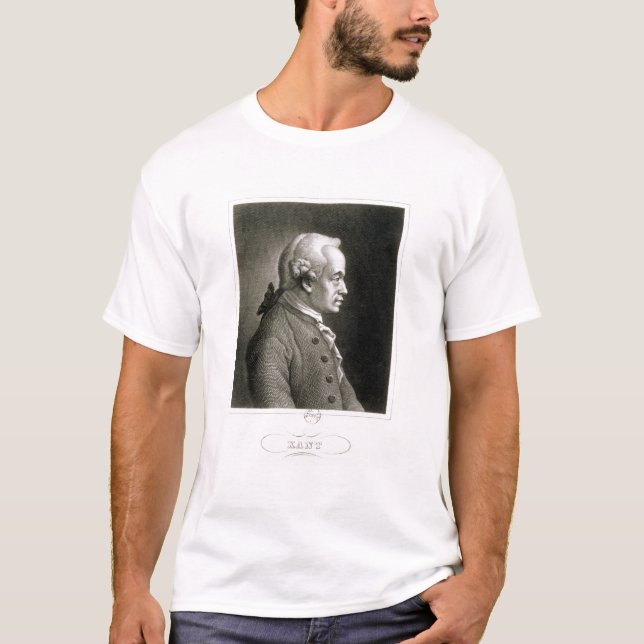 Portrait of Emmanuel Kant , German philosopher T-Shirt (Front)